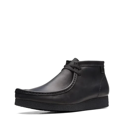 Limited-time offer: Clarks Men's Shacre Chukka Boot, Black Leather, 7 UK from 65.00 GBP to 65.00 GBP (save 0%)