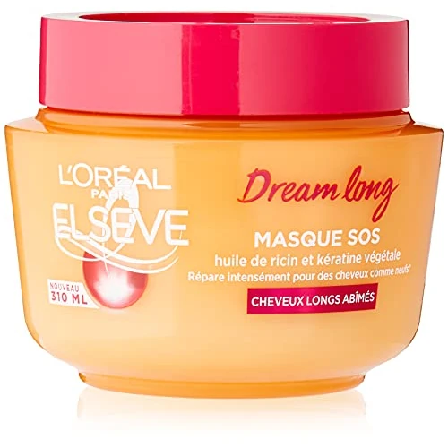 Limited offer: L'Oréal Paris Elseve Dream Long Mask Enriched with Castor Oil/Keratin for Long Hair, 1 Piece from 9.99 EUR to 6.10 EUR (save 39%)