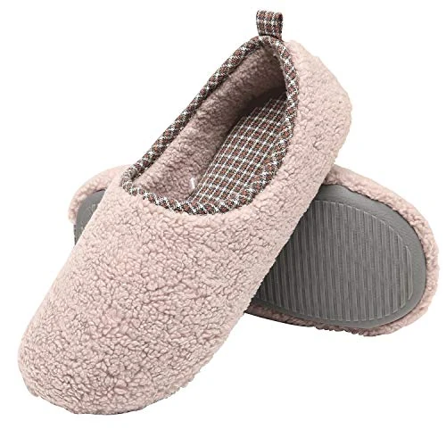 Offerta a tempo: ChayChax Donna Pantofole da Casa Memory Foam Inverno Ciabatte Pantofola Interno Caldo Peluche Leggero Scarpe di Cotone,Rosa,EU 40-41 - 10% da 25.99 € a 23.46 €