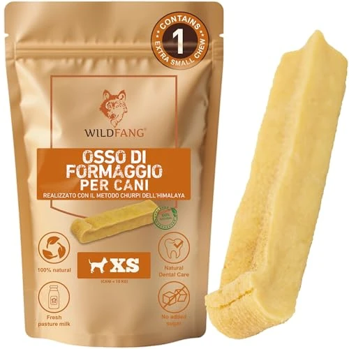 Tijdelijke aanbieding: Wildfang® Yak Kauwtjes, XS voor Honden onder 10kg – Honden Gebitsverzorging Kauwstick Hardheid zoals Himalaya Yak Kaas Churpi-Stijl Kaasstaafjes, Hondensnacks & Puppy Trainingstraktaties, Pakket van 1 van 6.99 € naar 6.99 € (0.00% k