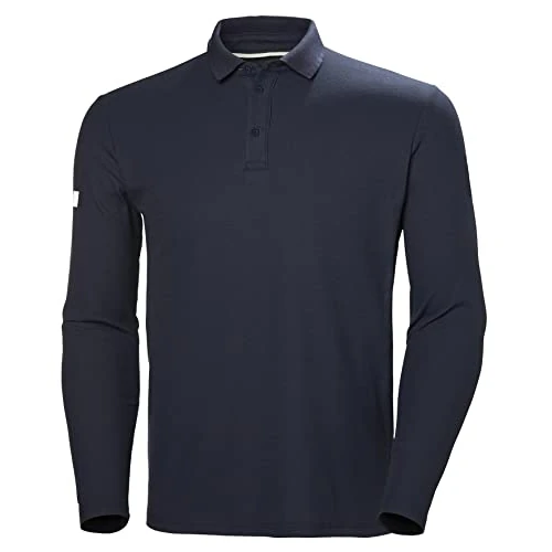 Offerta a tempo: Helly Hansen Men's Crewline Ls Polo, Navy, L - 19% da 75.00 € a 60.80 €