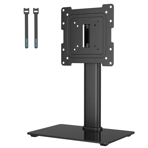 Offerta a tempo: BONTEC Supporto TV da Tavolo per Schermi da 23" a 42", Piedistallo TV Regolabile in Altezza e Rotazione con Base in Vetro Temperato, VESA Max 200x200mm, Fino a 30 kg - 32% da 29.99 € a 20.34 €