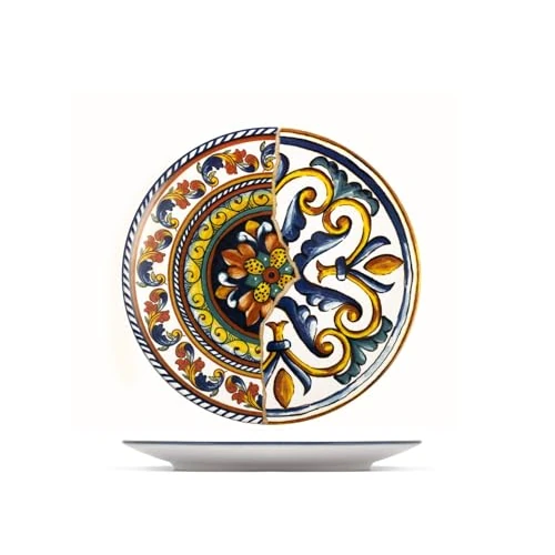 H&H positano set 6 assiettes à fruits, grès, cm21