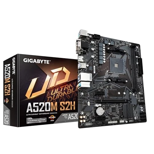 Tijdelijke aanbieding: Gigabyte A520M S2H, DDR4, M.2, HDMI, Soc AM4 van 73.53 EUR naar 58.09 EUR (korting 21%)