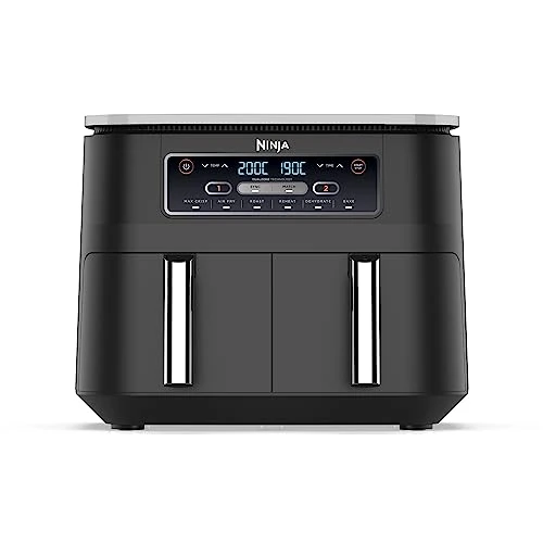 Offerta a tempo: Ninja Foodi Dual Zone Friggitrice ad Aria, 7.6L — 21% da 129,99 € a 102,60 €