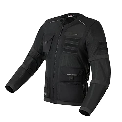 Tijdelijke aanbieding: Rebelhorn Brutale Black Textile Motorcycle Jacket XS van 189.95 € naar 189.95 € (0.00% korting)