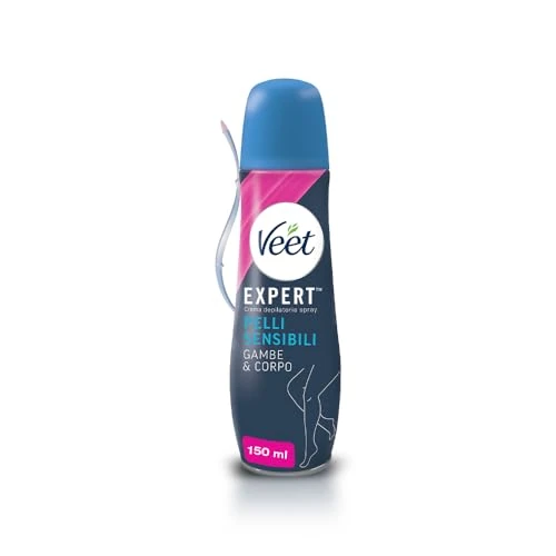 Offerta a tempo: Veet Crema Depilatoria Spray Corpo, Gambe — 36% da 6,19 € a 3,99 €