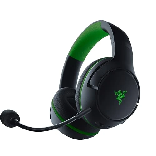 Razer Kaira Pro - Auriculares Wireless para Juegos de Móvil de Xbox y de Xbox Series X (Diafragmas de Titanio de 50 mm Triforce, Micrófono supercardioide HyperClear, Micrófono Móvil) Negro-Verde