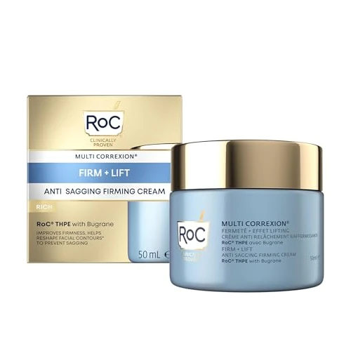 RoC - Multi Correxion Anti-Relaxing Firm + Lift krem do twarzy - przeciwzmarszczkowy i przeciwstarzeniowy - Poprawia wytrzymałość - Kosmetyczny efekt liftingu - 50 ml
