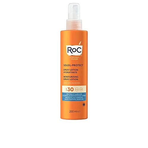 Offerta a tempo: RoC - Soleil-Protect Lozione Spray Idratante SPF 30 - Crema Solare Non Grassa - Alta Protezione - Resistente all'Acqua - 200 ml - 47% da 18.90 € a 10.00 €