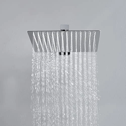 Limited-time offer: JOHO Easy Care Shower Head Stainless Steel Chrome Square (25 x 25 cm Corner) from 61.49 £ to 15.28 £ (save 75.15%)