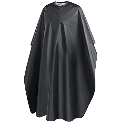 URAQT Capes de Coiffeur de Salon Pleine Longueur, Robe de Coiffure Professionnelle en Nylon Imperméable pour Coupe de Cheveux