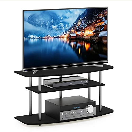 Offerta a tempo: Furinno Frans Turn-N-Tube-Supporto 3 Ripiani, per TV Fino a 46", Legno, Rovere Nero, 3-Tier - 37% da 80.99 € a 50.99 €