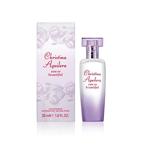 Offerta a tempo: Christina Aguilera - Eau so Beautiful Eau de Parfum, Profumo Femminile, con Note di Foglie di Violetta Schiacciate, Gardenia, Magnolia e Sandalo, Profumo per Donna - 30 ml - 41% da 17.20 € a 10.14 €