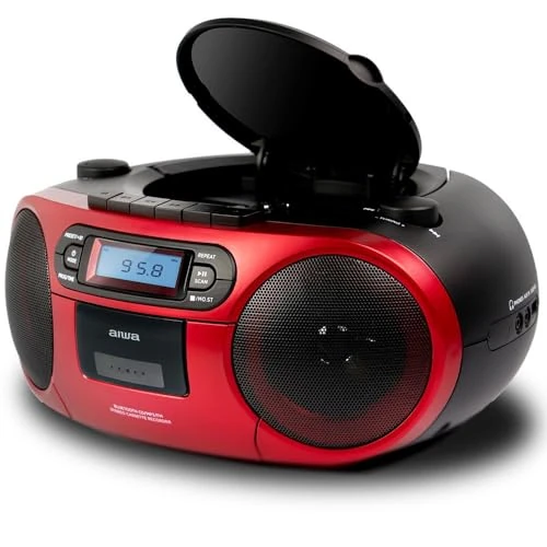 Limited offer: AIWA BBTC-550 Portable Cassette Radio, Bluetooth, CD, USB from 119.99 EUR to 73.20 EUR (save 39%)
