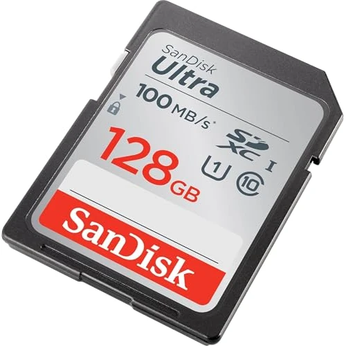 Limited offer: 128GB Ultra SDXC Card, SD Card, Memory Card With Up To 120 MB/s Read Speeds, For Entry Level And Mid-range Compact Camera's, Full HD Video, UHS-I, Class 10, U1 from 23.07 EUR to 23.07 EUR (save 0%)