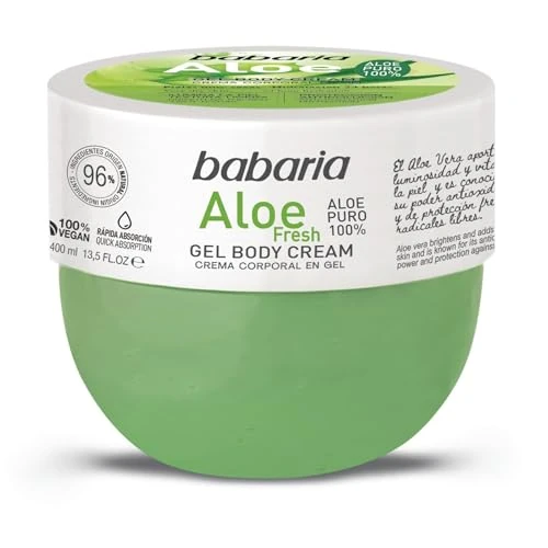 Offerta a tempo: Babaria - Aloe Vera Gel Puro | Crema Idratante per il Corpo | Freschezza e Riparazione | Doposole | Lenitivo Dopo il Sole | Texture leggera e vegana | 400 ml - 0.00% da 6.70 € a 6.70 €