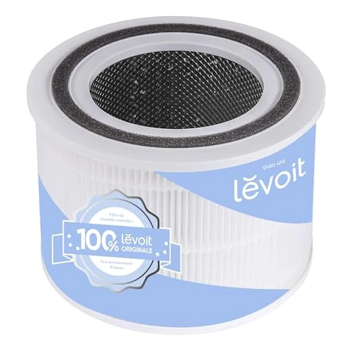 Offre limitée : LEVOIT Filtre à Air de Rechange pour Purificateur Core 200S, HEPA et Charbon Actif, Contre Allergies, Fumée, Poussière, Pollen, Core 200S-RF, 35㎡, Blanc. de 25.99 € à 25.99 € (0.00% de remise)