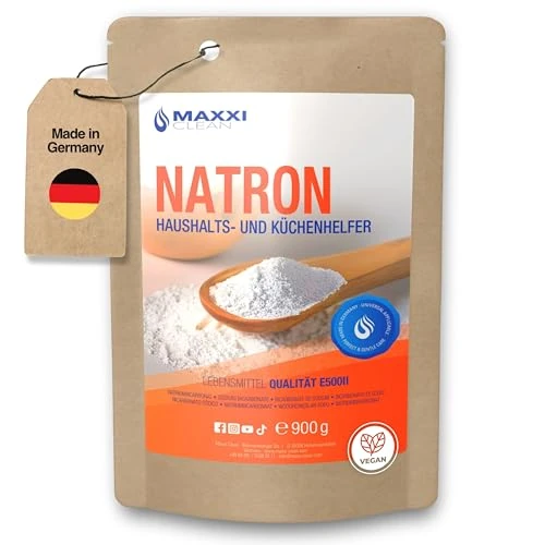 Limited-time offer: Maxxi Clean | 1x 900 g baking soda powder | Baking powder for the kitchen, household and body | Taste-neutral & high-purity household remedy for cleaning and baking | Food-grade sodium bicarbonate from 4.35 £ to 4.35 £ (save 0.00%)