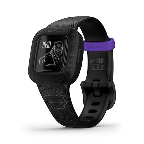 Limited-time offer: Garmin vívofit Jr.3, fitness tracker for kids, Marvel, Black Panther from 79.99 £ to 49.39 £ (save 38%)