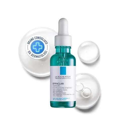 Offre limitée : La Roche-Posay - Effaclar - Sérum Visage anti-imperfections à l'Acide Salicylique - Acide Glycolique et Niacinamide - Peaux grasses à tendance acnéique - Effet Peeling - Soin pour le Visage Concentré de 44.30 EUR à 23.99 EUR (remise 45%)