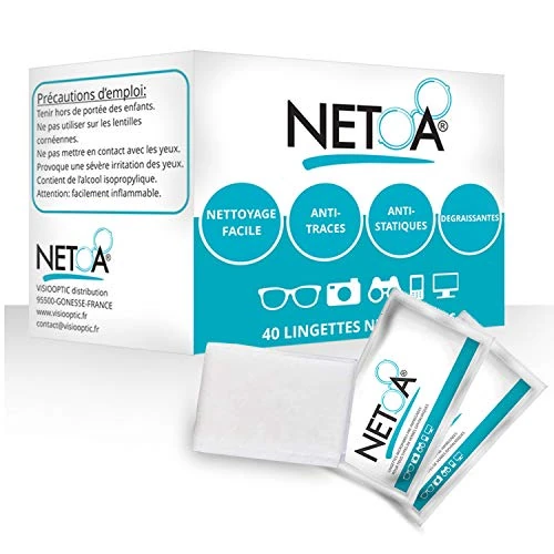 Offerta a tempo: Netoa ®️ - Salviette detergenti per tutti i tipi di Lenti, Occhiali da vista e da sole, Binocoli, Smartphone, Tablet, Schermo del Computer, Schermo LCD, iPhone, iPad, Confezione da 160 Pezzi - 0.00% da 14.99 € a 14.99 €
