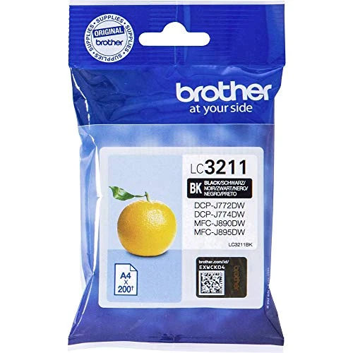 Offerta a tempo: Brother LC-3211BK - Cartuccia d'inchiostro originale, resa standard, colore: Nero - 0.00% da 19.91 € a 19.91 €