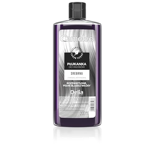 Offerta a tempo: Cameleo - Tonico per Capelli - Argento - Tonalità Glamour Senza dominante gialla - Colore Semipermanente capelli biondi, biondo platino e grigi - colore e cura dei capelli - senza parabeni - 200ml - 50% da 7.80 € a 3.90 €