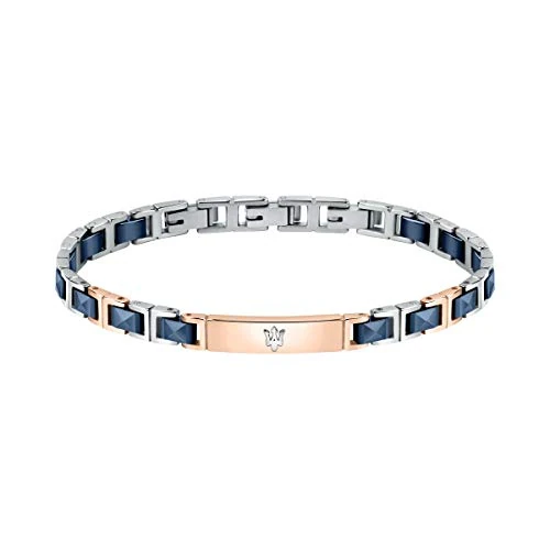 Offre limitee: Maserati Maserati Jewels Bracelet Homme, 22 cm, en Acier, Céramique, PVD - JM420ATI05 de 99.00 EUR a 79.20 EUR (economie 20%)