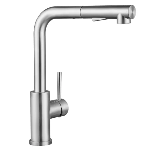 Oferta limitowana: CECIPA X203S bateria kuchenna z wyciąganym ciśnieniem, armatura kuchenna z wylewką, dwa rodzaje strumienia wody, jednouchwytowa armatura zlewozmywakowa obracana o 360°, bateria mieszakowa, stal z 173.89 zł na 173.89 zł (oszczędź 0.00%)