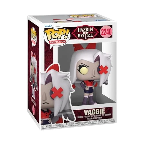 Funko POP! Animation: Hazbin Hotel - Vaggie - 1 in 6 Chance of Rare Chase Variant - Styles May Vary - Sammelbare Vinylfigur - Geschenkidee - Offizielles Merchandise - Modellfigur für Sammler