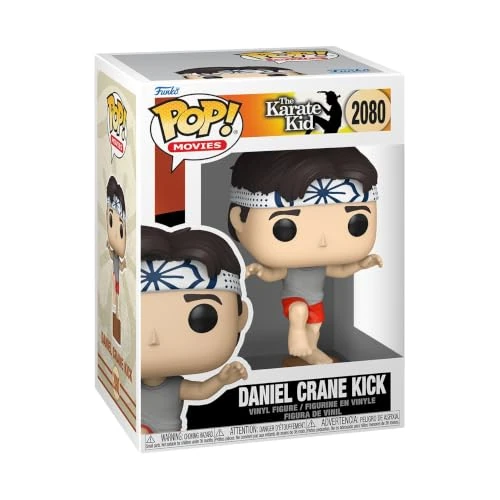 Offerta a tempo: Funko POP! Movies: The Karate Kid- Daniel LaRusso - Crane Kick | Gadget Ufficiale - Personaggio in Vinile da Collezione da Esporre - Idea Regalo Compleanno per Fan e Collezionisti - 0.00% da 16.00 € a 16.00 €