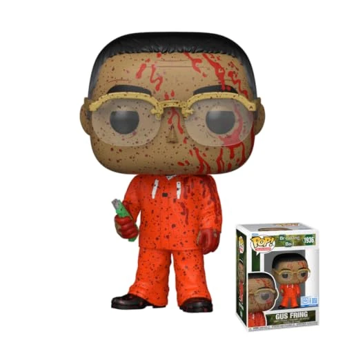 Offerta a tempo: Funko Pop! Breaking Bad Gus Fring Sanguinosa Figura in Vinile #1936 | Figura del personaggio TV, dettaglio schizzi di sangue, tuta Hazmat arancione, Funko originale, vinile da collezione - 42% da 48.25 € a 27.90 €