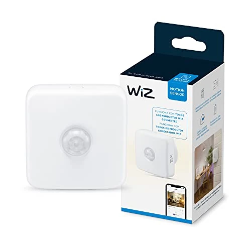 Offerta a tempo: WiZ Sensore di Movimento Smart WiFi, per Interni, Rilevazione Movimento fino a 3 M, Controllo tramite app o Controllo Vocale (Alexa, Apple HomeKit, Google Home) - 65% da 28.74 € a 9.99 €