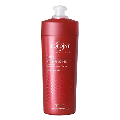 Offerta a tempo: Biopoint Styling - Hydrofluid Gel Capelli a Fissaggio Normale, Effetto Bagnato Senza Residui, Azione Idratante e Protettiva, Dona Definizione e Luminosità, 200 ml - 47% da 9.50 € a 5.00 €