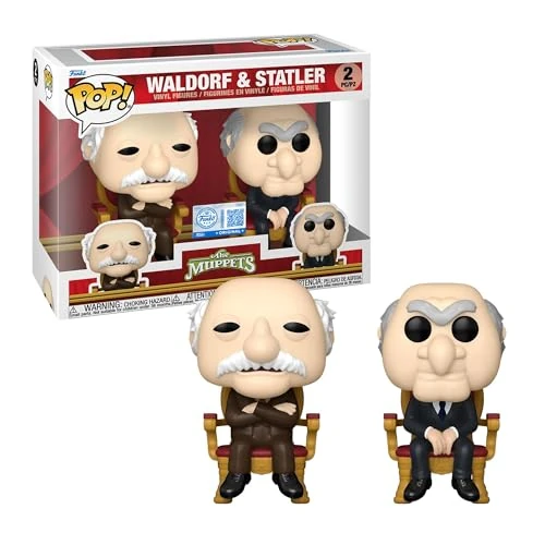Funko Pop! TV: Muppets - Waldorf And Statler 2 Pack - The Muppets - Figura in Vinile da Collezione - Idea Regalo - Merchandising Ufficiale - Giocattoli per Bambini e Adulti - Comedy Fans