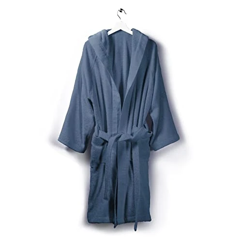 Offerta a tempo: Caleffi Accappatoio in Cotone Blu Notte Minorca - 1000475 - 0.00% da 42.26 € a 42.26 €