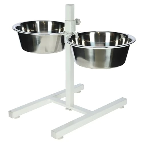 Offerta a tempo: Kerbl Food Bar, ciotola per l'alimentazione del cane, regolabile in altezza, ciotole in acciaio inox, 1800 ml, 2800 ml - 0.00% da 32.07 € a 32.07 €