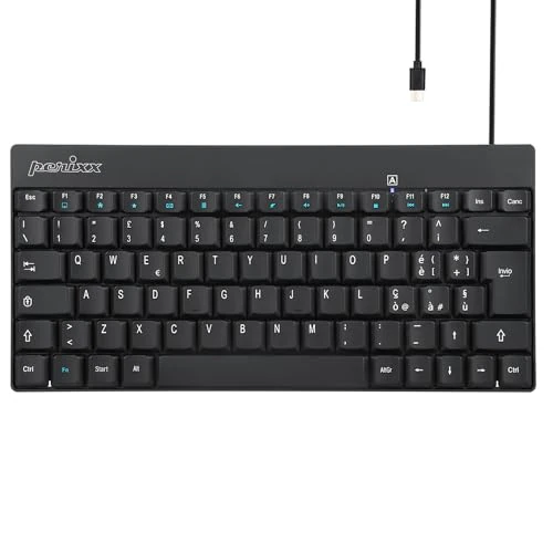Limited-time offer: Perixx PERIBOARD-422 Mini USB-C Keyboard, USB Type C Connection, Italian Layout, Black from 24.40 £ to 24.40 £ (save 0.00%)