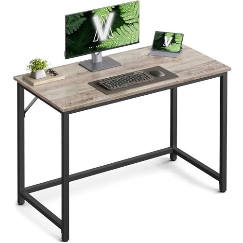 Limited-time offer: VASAGLE LWD041B02V2 Computer Desk Office Table 100 x 50 x 76 cm for Study Bedroom Living Room Greige Mottled Ink Black from 39.99 GBP to 33.99 GBP (save 15%)