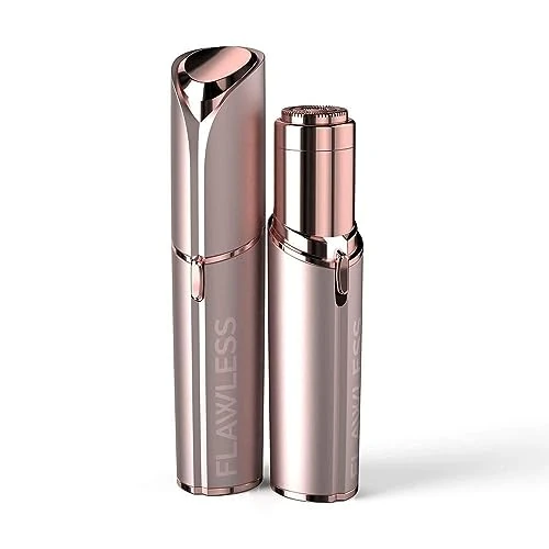 Finishing Touch Flawless Face, Eliminateur De Duvet Visage Rechargeable Nouvelle Génération, Doux Et Sans Danger, Blush, 1 Têtes Des Remplacement