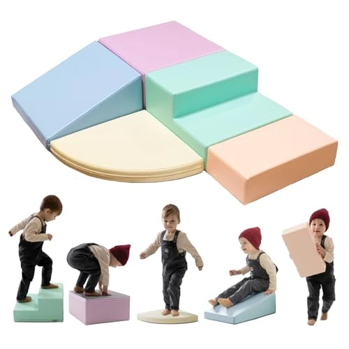 Tijdelijke aanbieding: IGLU Soft Play Corner Climber 5 Schuim Klimblokken (Pastel) van 149.00 € naar 134.00 € (10% korting)