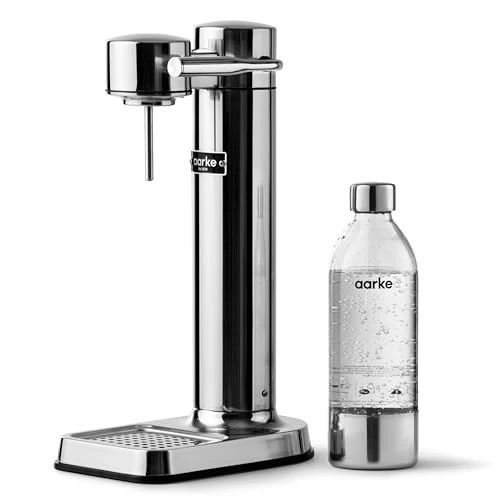 Tijdelijke aanbieding: Aarke Carbonator 3 Sodamaker met Aarke Fles, Afwerking Staal van 210.59 EUR naar 179.00 EUR (korting 15%)