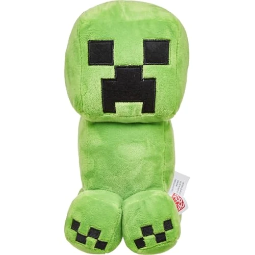 Limited-time offer: Mattel Minecraft Basic Plush Character Soft Dolls, Video Game-Inspired Collectible Toy Gifts for Kids & Fans Ages 3 Years Old & Up, HBN40, Creeper from 14.99 £ to 9.00 £ (save 40%)