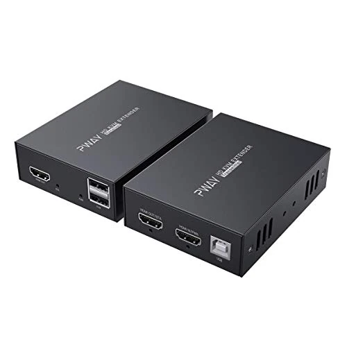 Limited-time offer: PW-HT225HK-B HDMI KVM USB Extender 165ft/50m Transmission over Single Cat5e/6/7 HD 1080P Support Loop out 3D EDID Function from 69.99 £ to 69.99 £ (save 0.00%)