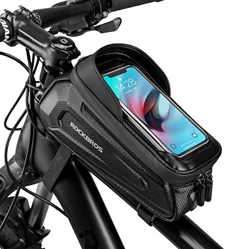 Zeitlich begrenztes Angebot: ROCKBROS Fahrrad Rahmentasche Handytasche mit TPU Touchscreen von 26.99 € auf 26.99 € (0.00% Rabatt)
