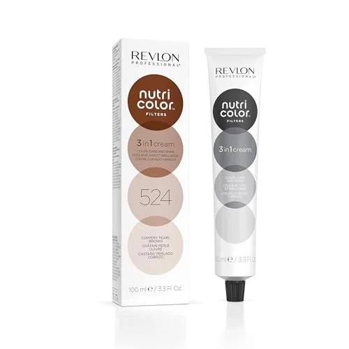 Offerta a tempo: Revlon Professional Nutri Color Filters Maschera Colorata Capelli, Protettiva, Istantanea E Multidimensionale, Castano Perlato Ramato - 100 Ml - 0.00% da 12.91 € a 12.91 €