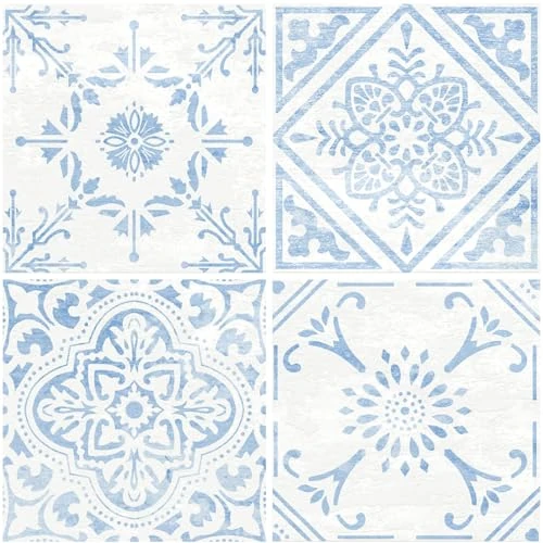 d-c-fix suelo vinilo autoadhesivo - Estilo vintage - 11 losetas - impermeable, decorativo vinilico - baldosas azulejos adhesivos PVC - para cocina, baño y salón - 30x30 cm