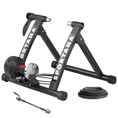 Offerta a tempo: SPORTANA® Rullo Magentico per Bicicletta 150kg in Acciaio 6 Livelli Pieghevole 26-28' Allenamento a Casa Bici Indoor - 0.00% da 79.95 € a 79.95 €