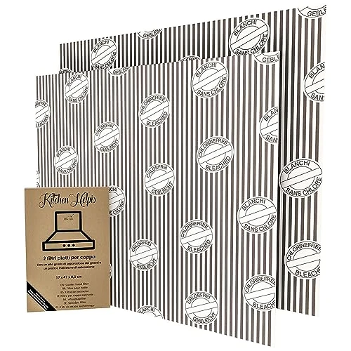 Zeitlich begrenztes Angebot: Kitchen Helpis® 2X Dunstabzugshaube Flachfilter, 57x54cm, 1mm dick von 7.99 € auf 7.99 € (0.00% Rabatt)